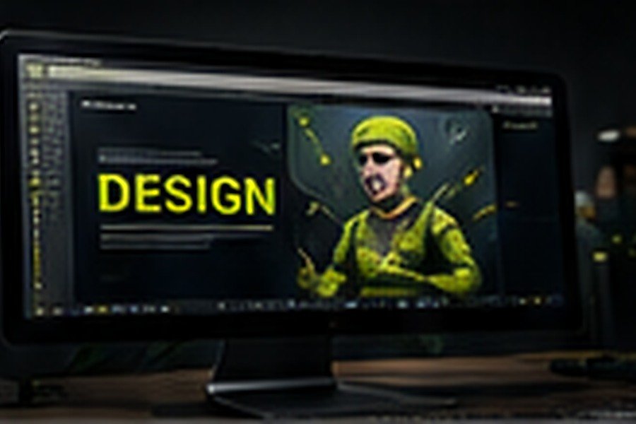 Graphic design and branding visual