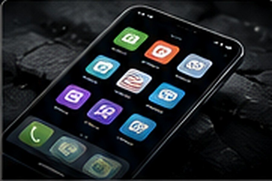 Mobile app development visual